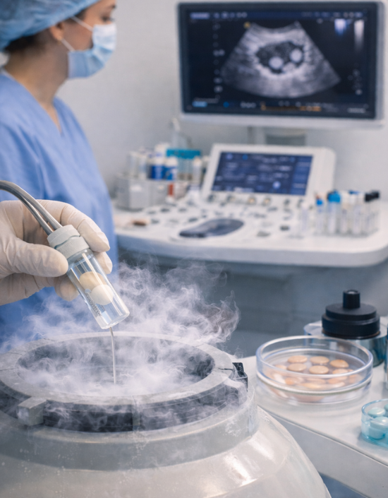 Foto Ultrassom e congelamento